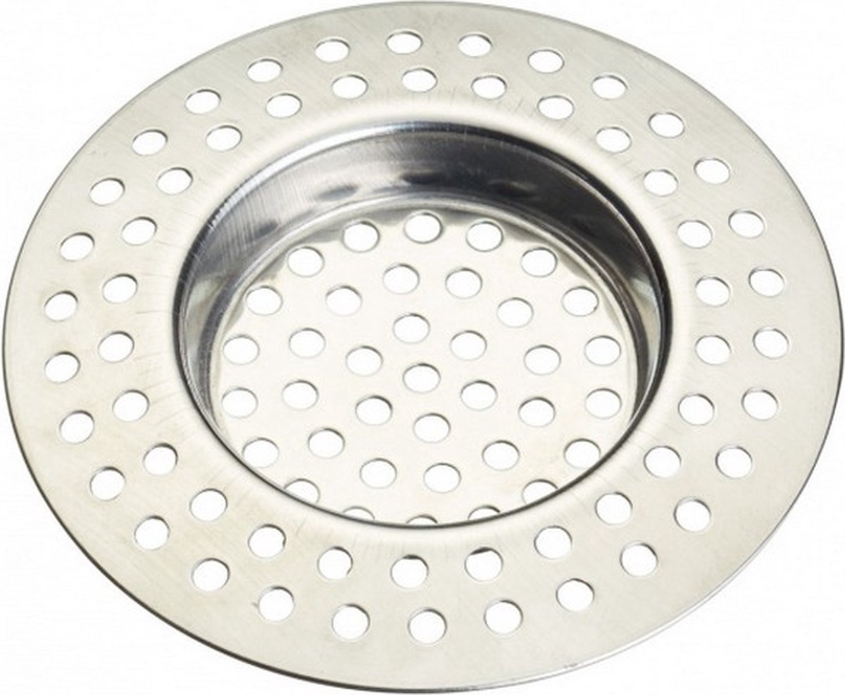 Goedkoopste New Age Devi - Gootsteen Zeef - Afvoerzeef van RVS - 75mm voor een Perfect Schone Afvoer!