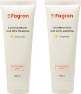 2 x Fagron Lanettecréme met 20% Vaseline - Voordeelverpakking