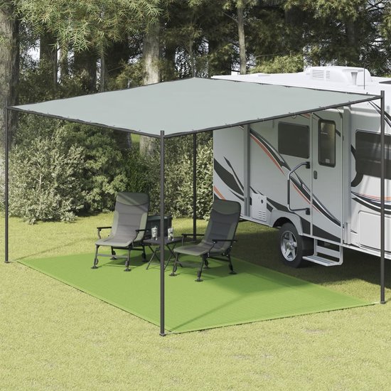 vidaXL - Tenttapijt - 300x600 - cm - HDPE - lichtgroen — afbeelding 4