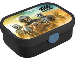 foto van Mepal lunchbox Campus – Broodtrommel met vakjes voor kinderen – Geschikt voor 4 boterhammen – Star Wars