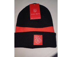 AFC Ajax | Muts zwart/rood | One size