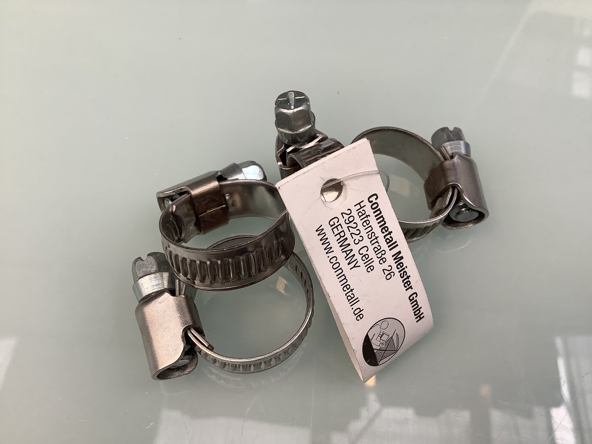 4 x slangklem. rvs-a2. 12-20mm. breed. wvsa.nl