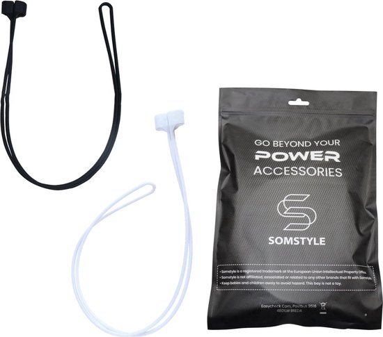 3 stuks siliconen bevestigingsband voor AirPods, magnetisch voor AirPod- banden, strap koptelefoon, hoofdtelefoonband, compatibel met AirPods Pro 2/1 & AirPods 1/2/3