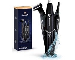 Mancraft Neustrimmer Superior- Neushaartrimmer mannen - Met Wenkbrauw en Lichaamstrimmer - Waterdicht - Oplaadbaar Mancraft Neustrimmer Superior- Neushaartrimmer mannen - Met Wenkbrauw en Lichaamstrimmer - Waterdicht - Oplaadbaar