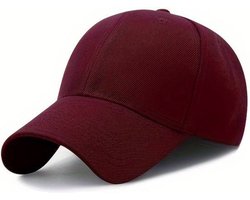 Livano Pet - Baseball Cap - Sportpet - Sport - Unisex - Verstelbaar - Bordeaux Rood