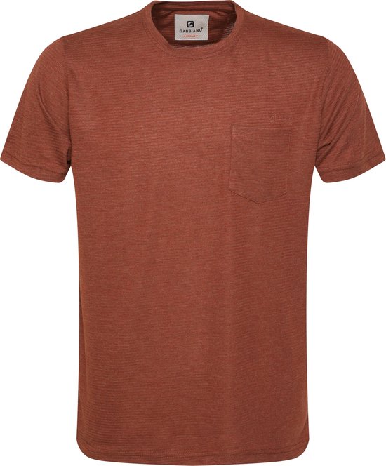 Gabbiano T-shirt T Shirt Met Borstzak 14021 425 Terra Mannen Maat - XL