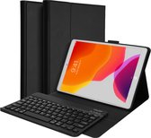 Accezz QWERTZ Bluetooth Keyboard Bookcase Geschikt voor de iPad 9 (2021) 9e generatie / iPad 8 (2020) 8e generatie / iPad 7 (2019) 7e generatie - Zwart
