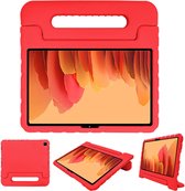 iMoshion Tablet Hoes Kinderen Geschikt voor Samsung Galaxy Tab A7 - iMoshion Kidsproof Backcover met handvat - Rood