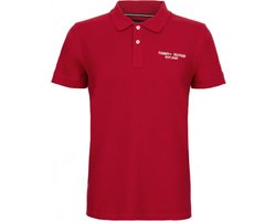 Tommy Hilfiger | Polo heren | Rood| geborduurd logo | S