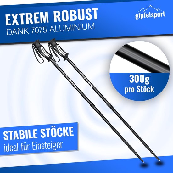 Melko Premium Nordic Walking Poles by Duraluminium, set of 2, freely Melko Premium Nordic Walking Poles by Duraluminium, set of 2, freely