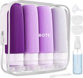 BOTC Reisflesjes met Etui - Reisverpakking macramé - 5 Stuks - ophangen