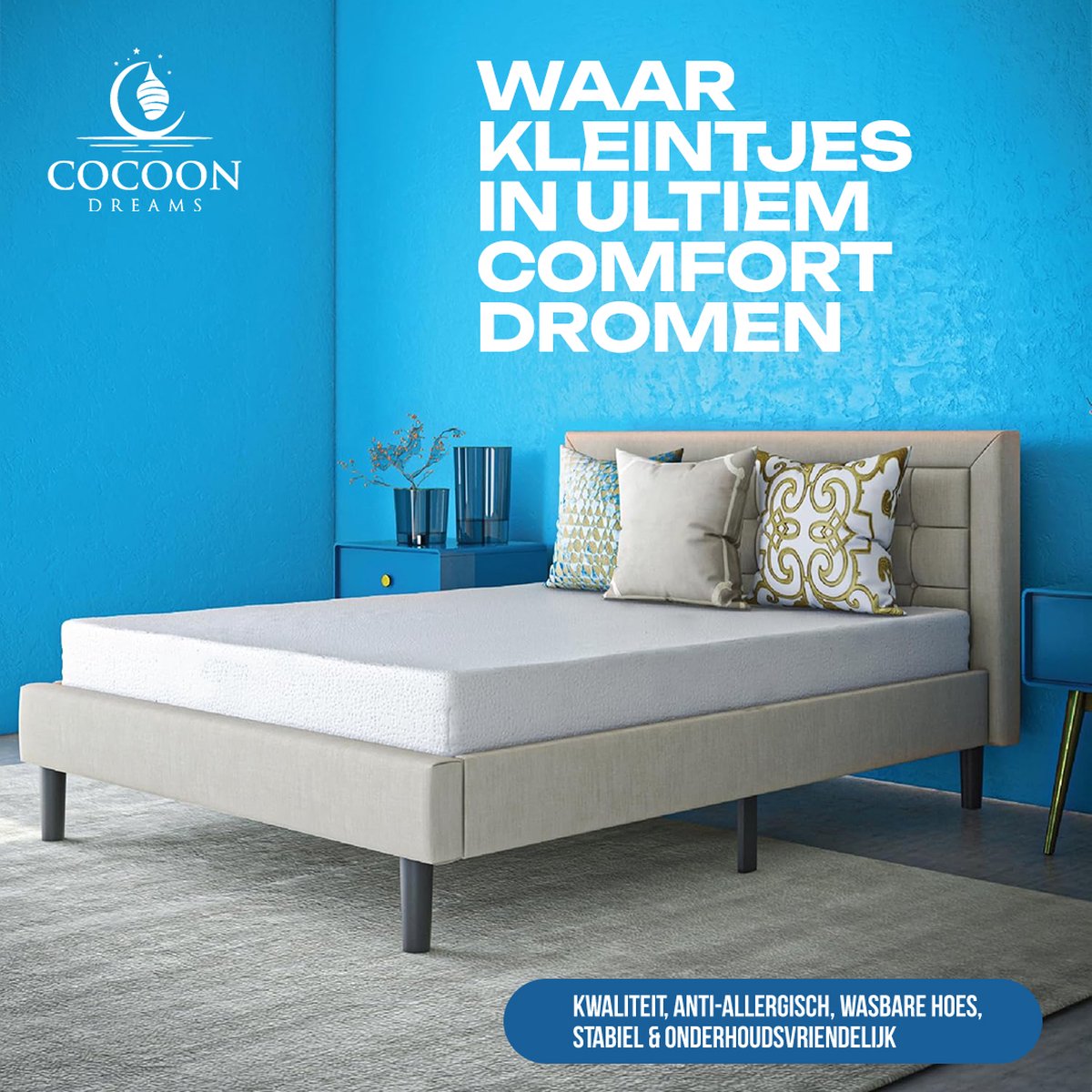 Babysom - Matelas De Voyage Roulé Pour Bébé 60x120 Cm | Épaisseur 5 Cm Dehoussable Blanc P1044853c1044605