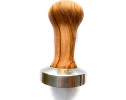 Crema Tamper Brown Motta 58 Olive Wood - Handgemaakt in Italië