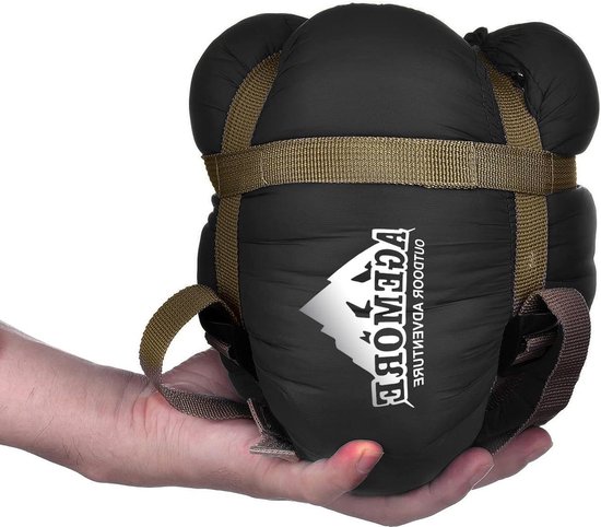 Sac de couchage rectangulaire Ultra léger pour le camping en outdoor - adapté aux enfants, adolescents et adultes - printemps, été et automne - Sac de couchage imperméable et compact