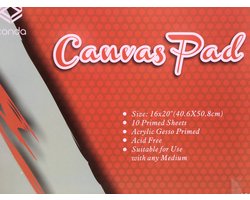 Canvas pad conda 40 x 50 cm