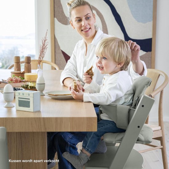 Baby Set Stokke Glacier Green - Verander Tripp Trapp stoel naar kinderstoel - Afneembare zitting - 6-36 maanden - Compatibel met modellen na mei 2006. van Stokke — afbeelding 2