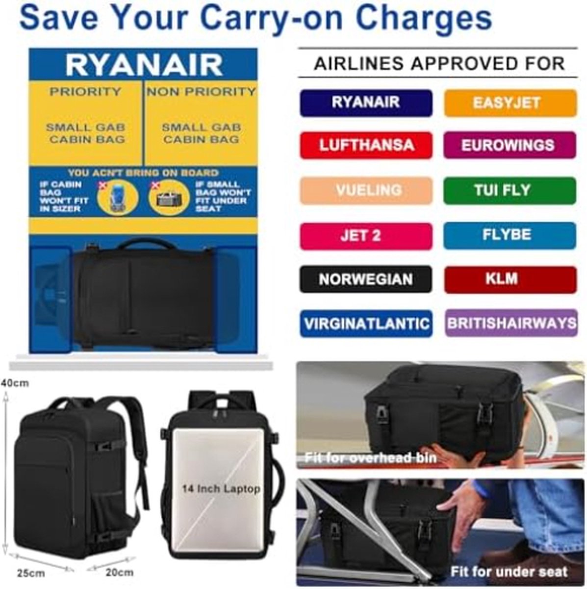 Ryan Air Ryanair Bagages AutorisÃ©s Bagages Cabine Ryanair Bagage