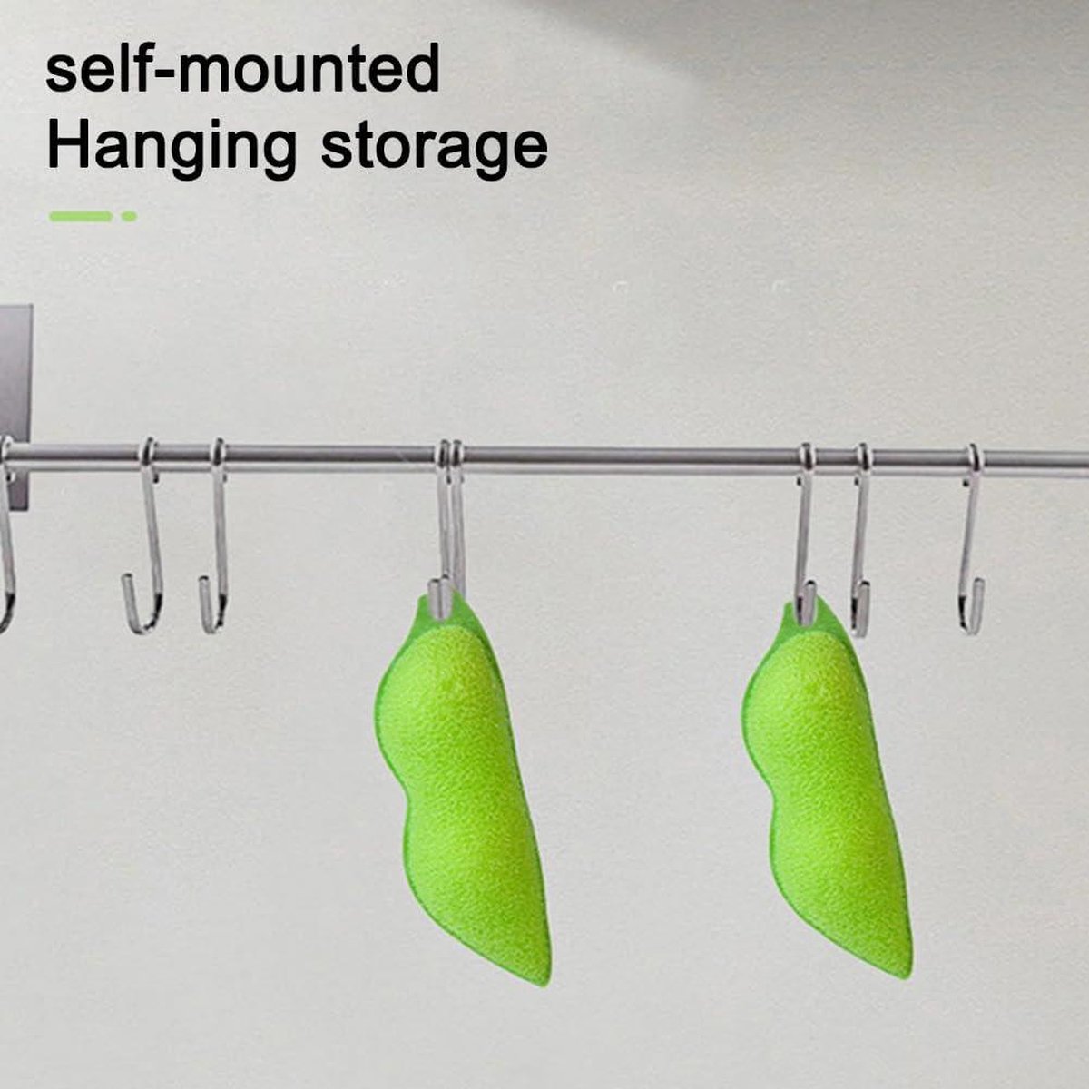 5 éponges Magiques Pour Bouteilles - Forme Haricot, Avec Billes, Nettoyage Profond Sans Frotter