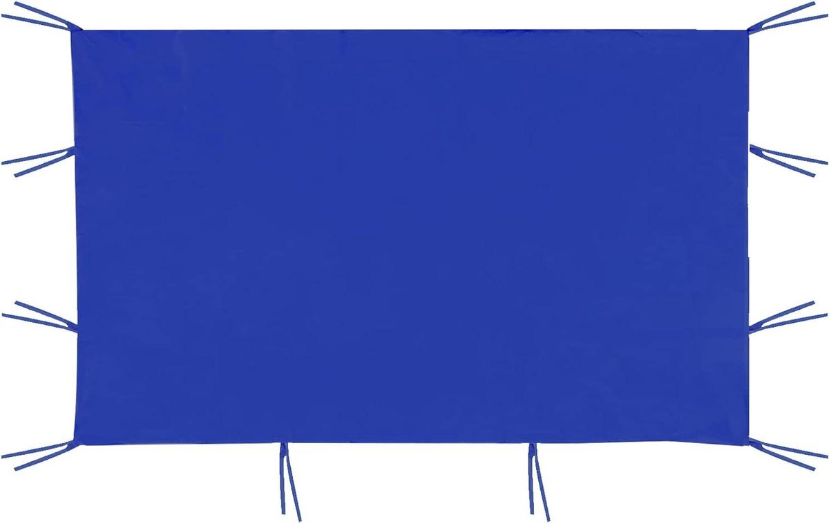 Waterdichte zijpanelen voor Gazebo Vouwpaviljoen 3 x 2 m - UV-bescherming 50+ - Rood/Blauw