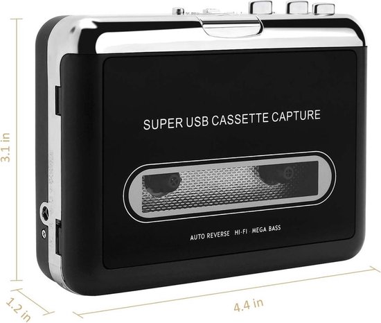 Foto: Luxe cassette speler walkman zwart