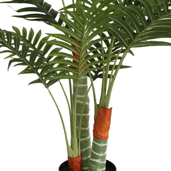 Foto: Vidaxl kunstpalmboom met 3 stammen 120 cm polypropeen groen