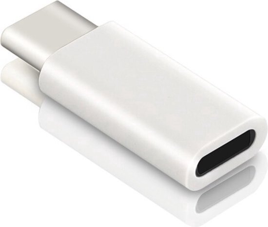 Lightning naar USB-C Adapter - Mini Converter - Zilver - Niet geschikt voor koptelefoon