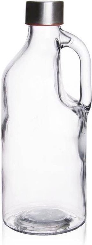 Waterfles Glas 1,15 l - Drinkfles - Vvoor Kinderen en Volwassenen