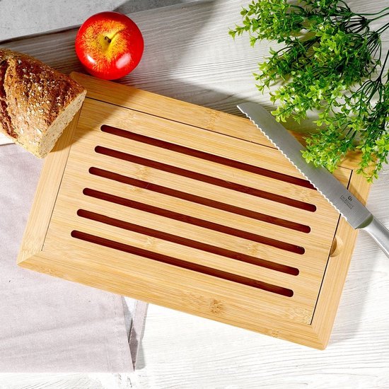 KESPER for kitchen & home Broodtrommel met deksel als snijplank (1
