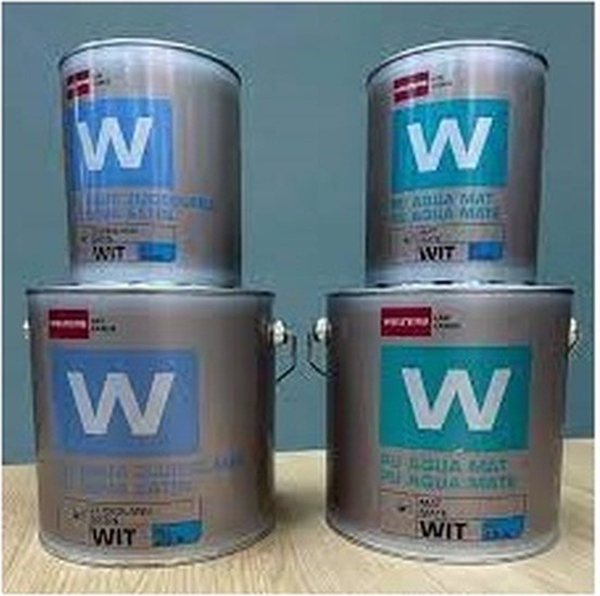 Welters pu Aqua Satin wit 1 liter