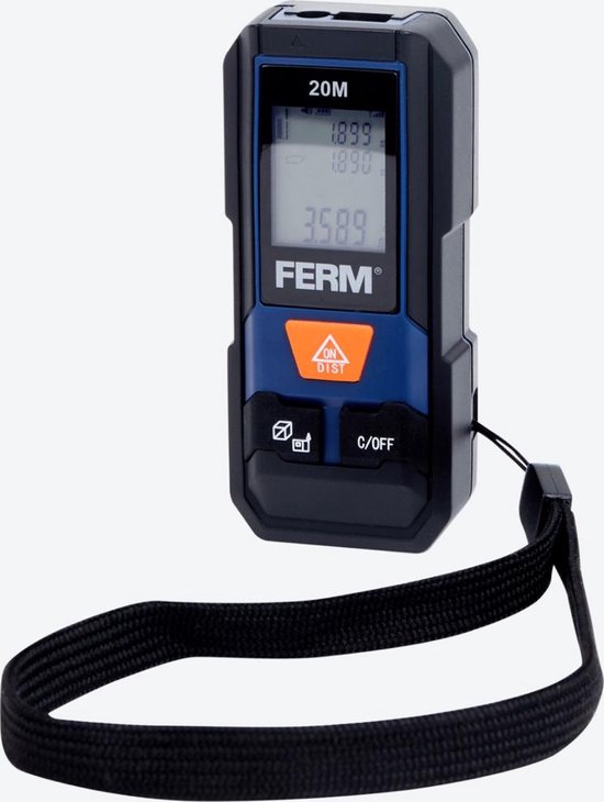 Foto: Ferm lasermeter 20 meter digitale laser afstandsmeter bestseller