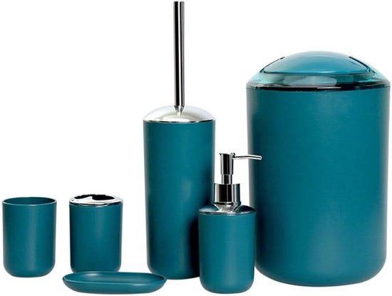 Toilet accessoires set Mat rose goud design met zeepdispenser - Voordelig Design Sanitair