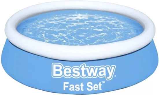 Bestway Kinderzwembad - Ø 183 cm - Model 57392 - Opblaasbare Rand