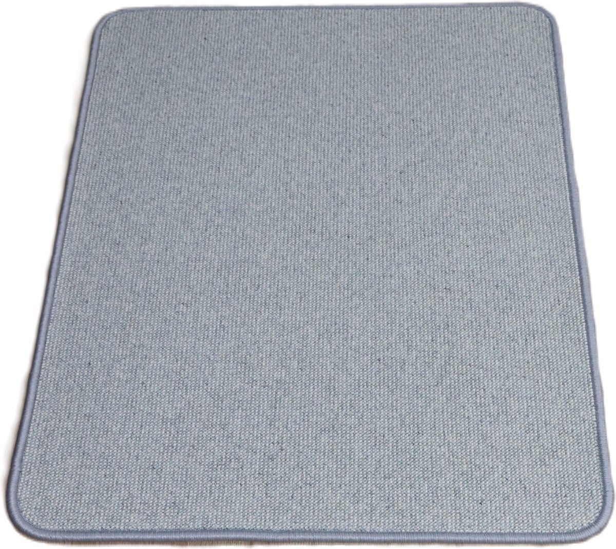 Prima Wollen vloerkleed - Deurmat - Davi - mint - blauw - groen - ecru - 70x90cm