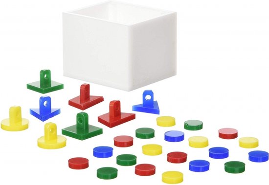 Zoo-Max Teach Box et Banc Medium - Intelligence des Jouets pour Perroquets - Jouets pour Oiseaux - Perroquets Jouets