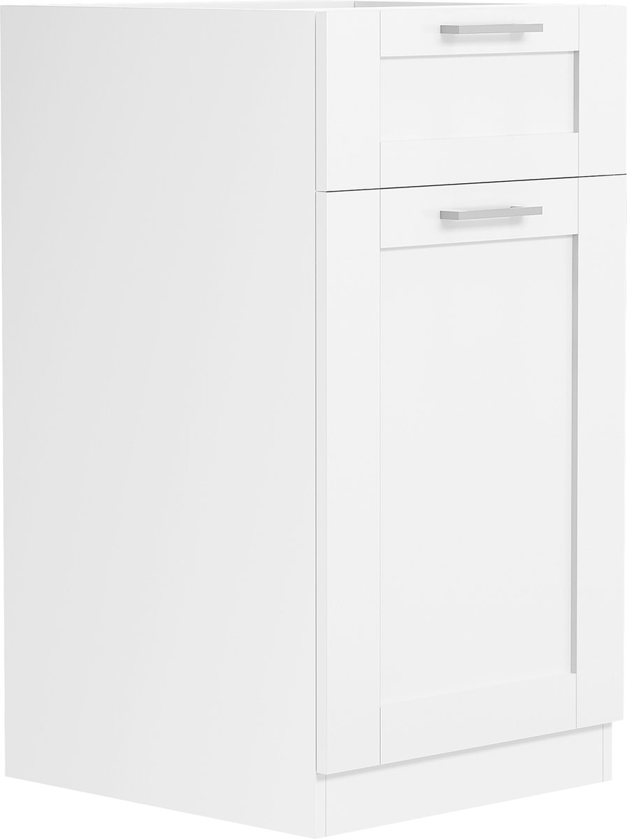 Vcm keukenkast breedte 40 cm ladeblok keuken keukenmeubelen landhuis Colura Wit