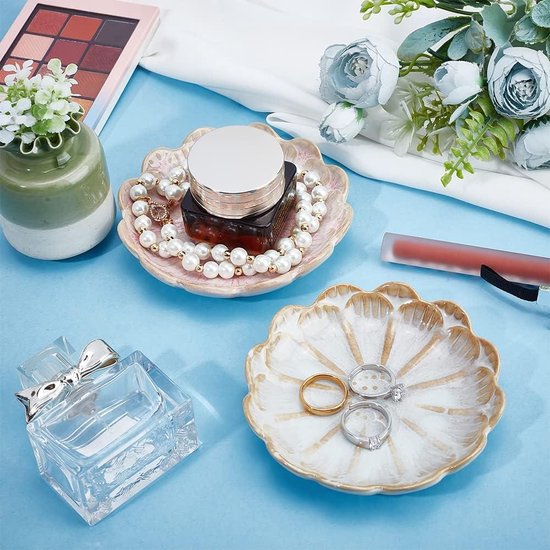 Keramische sieraden schotel, blad sieraden lade, sleutel kom, sieraden houder, kleine ring schotel houder, sieraden plaat, snuisterij, vangen alle lade nachtkastje decor voor entryway tafel Home decor