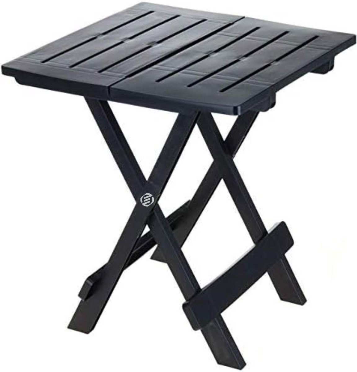 Equivera Bijzettafel Buiten - Bijzettafel Tuin - Salontafel Buiten - Salontafel Tuin - Koffietafel Buiten - Voor Binnen en Buiten - Must Have Voor Jouw Tuin! Zwart