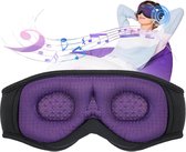Masque de sommeil 3D avec écouteurs et Bluetooth pour dormeurs latéraux – Cadeaux de méditation – Gadgets pour hommes et femmes