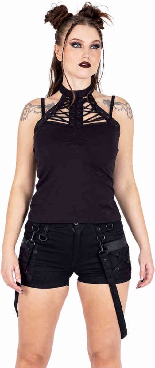 Chemical Black - Josie Korte broek - Taille, 28 inch - Zwart
