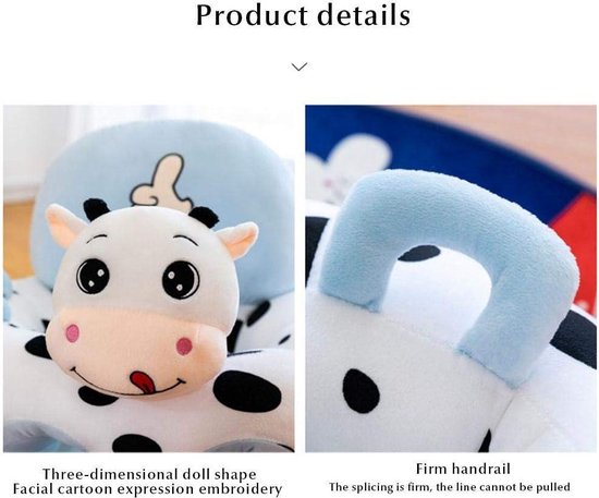 Babyzitje Baby Zitstoel Cartoon Dieren Pluche Sofa Stoel Peuter Baby