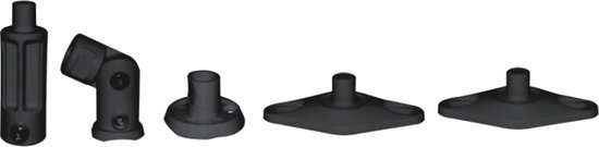 Maclean MC-528 speaker steun Tafel Kunststof Zwart van Maclean — afbeelding 2