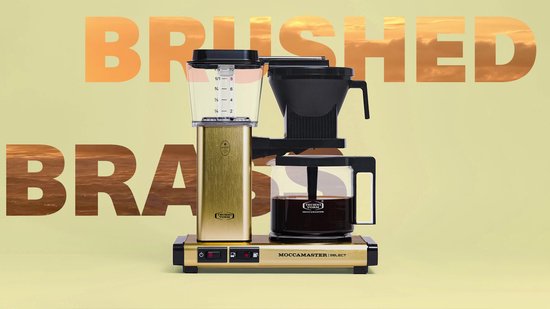 Moccamaster KBG Select - Koffiezetapparaat - Brushed Brass - 5 Moccamaster KBG Select - Koffiezetapparaat - Brushed Brass - 5