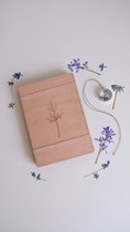 FynBosch Design A5 Bloemenpers Ketting Zilver Rond - DIY - Maak je eigen Bloemen Hanger - Pocket Flower Press - Bloemen Drogen - Herbarium