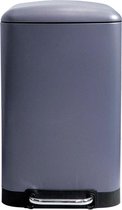 SVITA STM10 Prullenbak pedaalemmer afvalbak 10l incl. binnenemmer soft-close deksel grijs SVITA STM10 Prullenbak pedaalemmer afvalbak 10l incl. binnenemmer soft-close deksel grijs