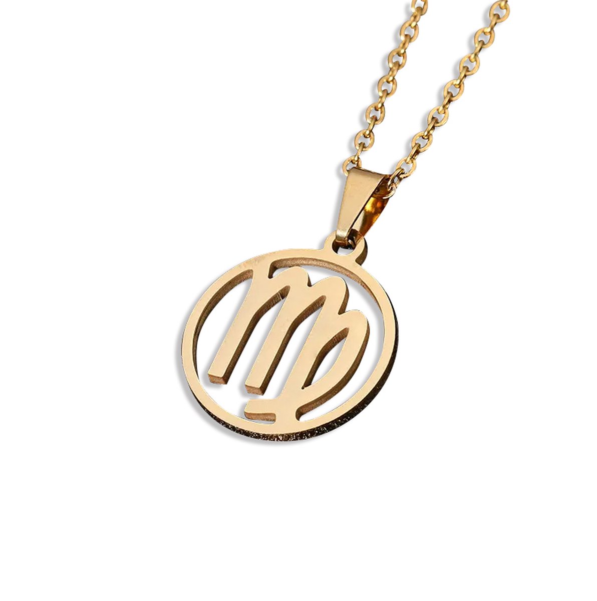 Sterrenbeeld ketting goudkleur Maagd