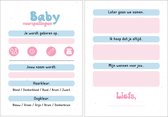 Babyshower invulkaarten | Baby voorspellingskaarten | Baby | Inclusief bewaarzakje | 30 stuks | A6 formaat