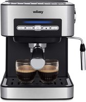 Wëasy Espressomachine KFX32 - Roestvrijstaal - Automatische en Manuele Stand