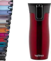 Contigo West Loop Autoseal thermosbeker roestvrijstalen isoleerbeker koffiebeker-to-go - BPA-vrij - lekvrije beker-to-go - Easy-Clean-deksel - houdt tot 5 uur warm - 470 ml - premium kwaliteit - groen