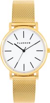 FLARROW Gold Edition Ø40MM - Mesh - Goud / Wit Horloge