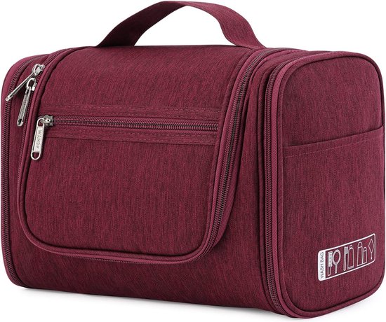 Wastas -opbergtas met rits lavendel – I love kamperen shop
